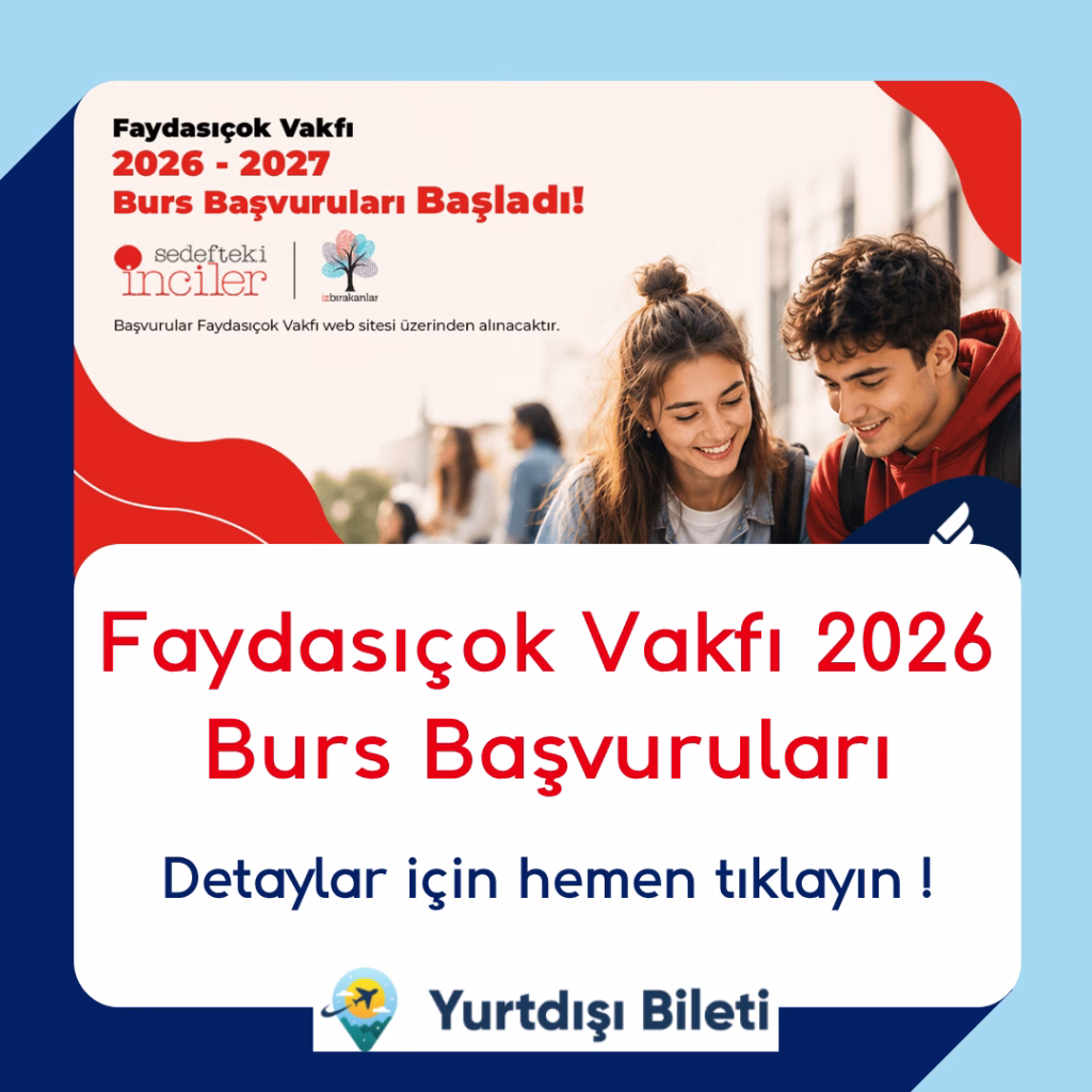 Faydasıçok Vakfı 2026 Burs Başvuruları