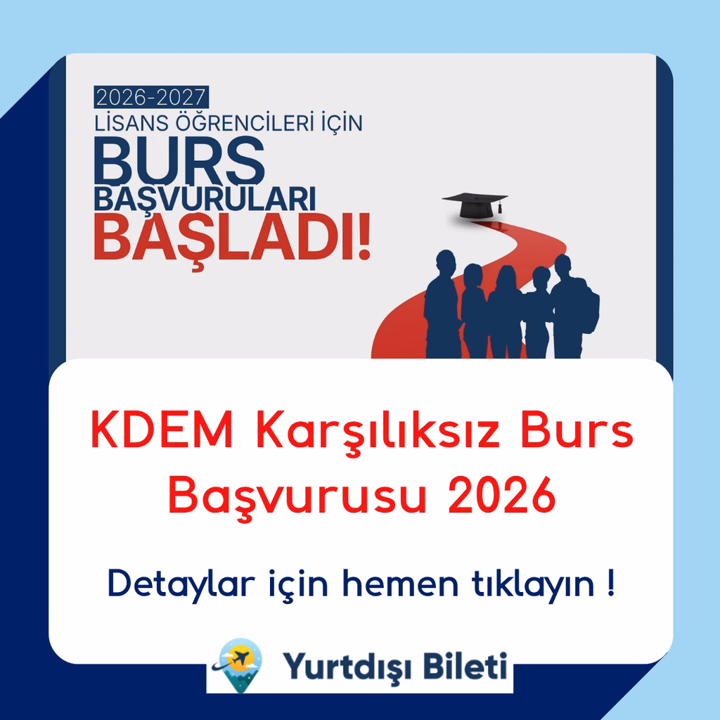 KDEM Karşılıksız Burs Başvurusu 2026