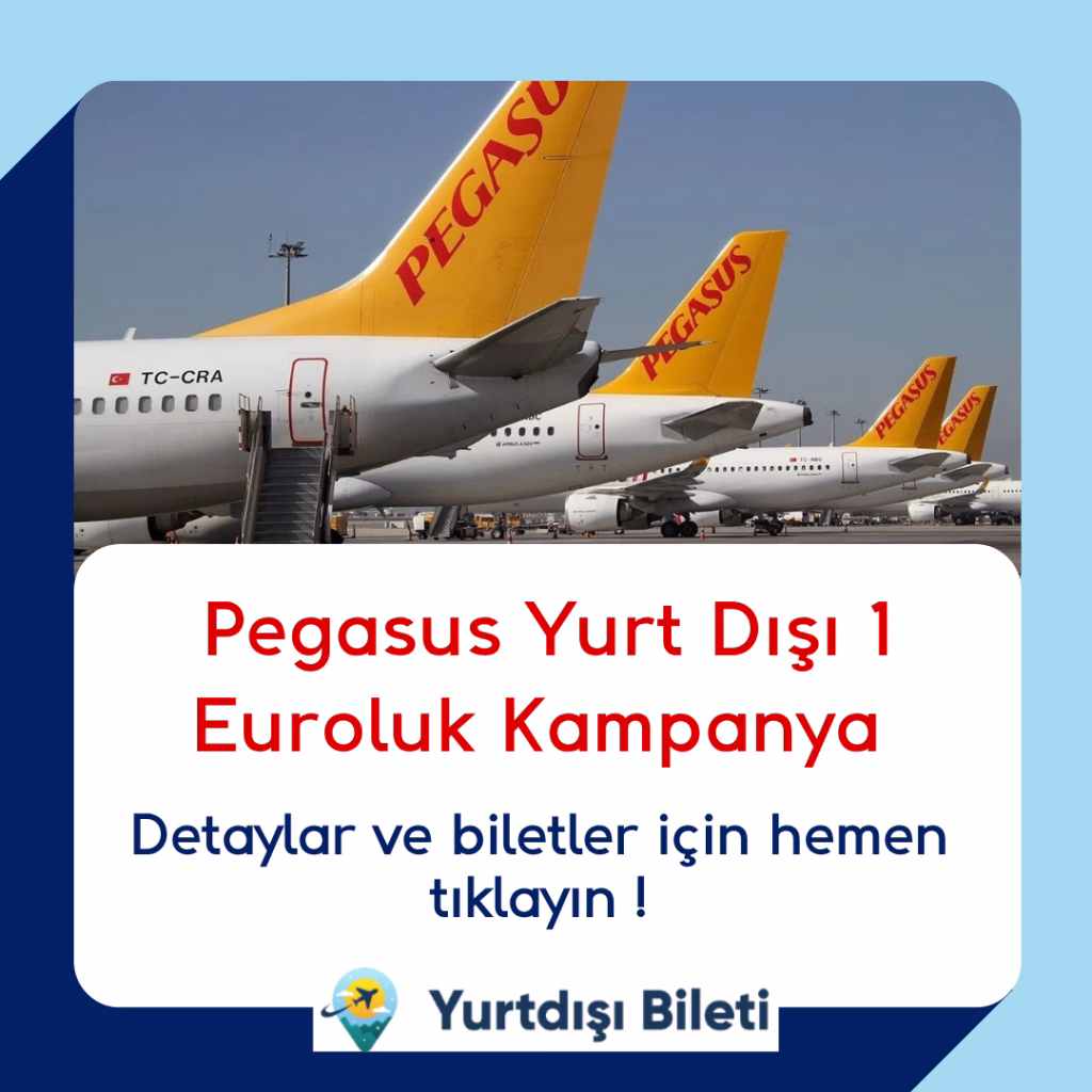 Pegasus Yurt Dışı 1 Euroluk Kampanya