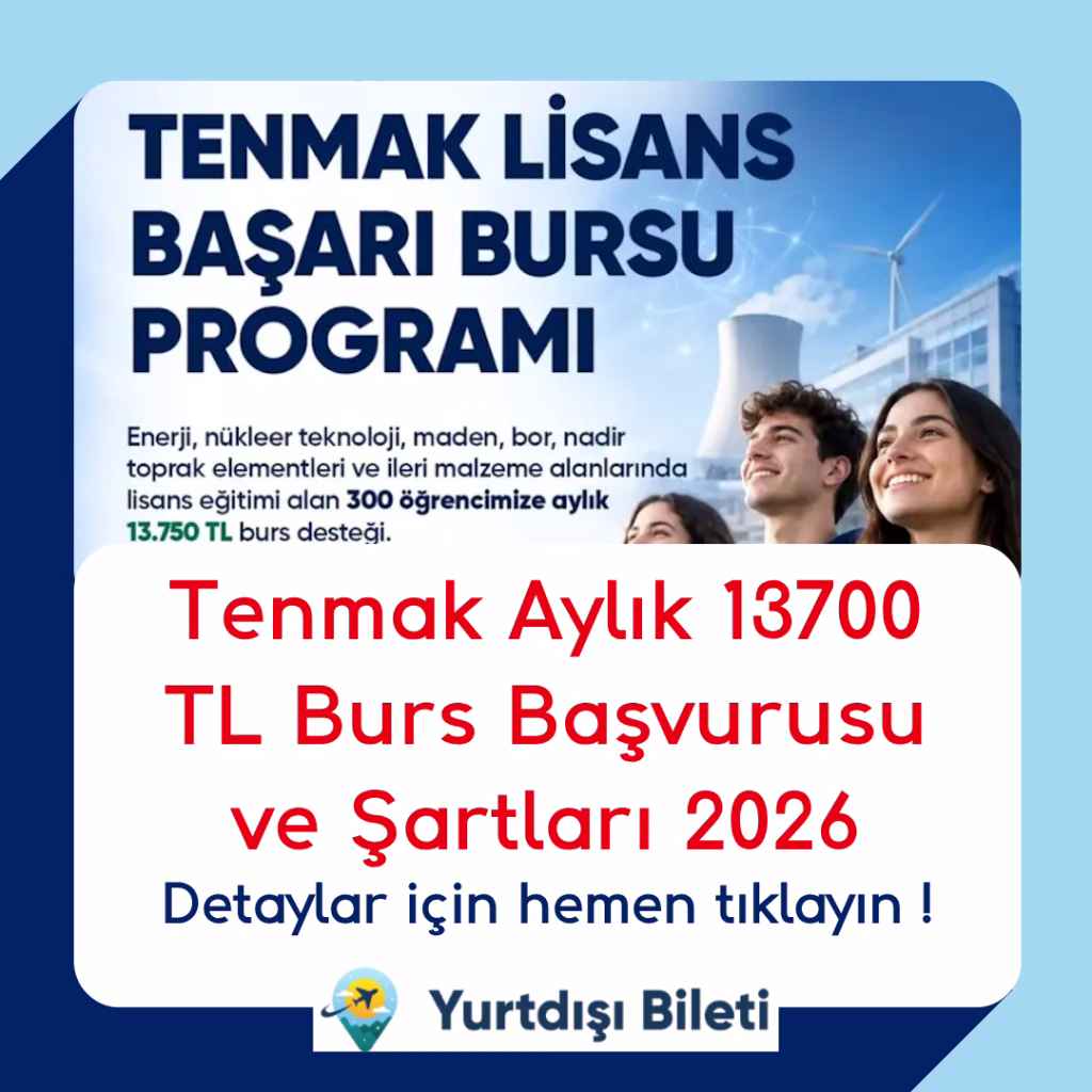 Tenmak Aylık 13700 TL Burs Başvurusu ve Şartları 2026
