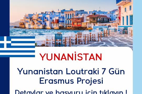 Yunanistan Loutraki 7 Gün Erasmus Projesi