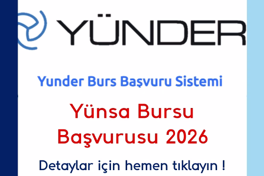 Yünsa Bursu Başvurusu 2026