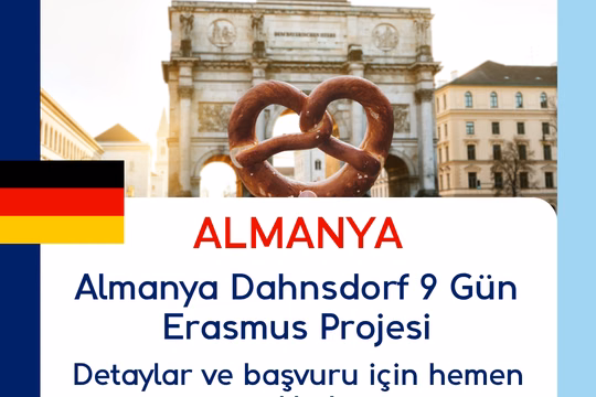 Almanya Dahnsdorf 9 Gün Erasmus Projesi