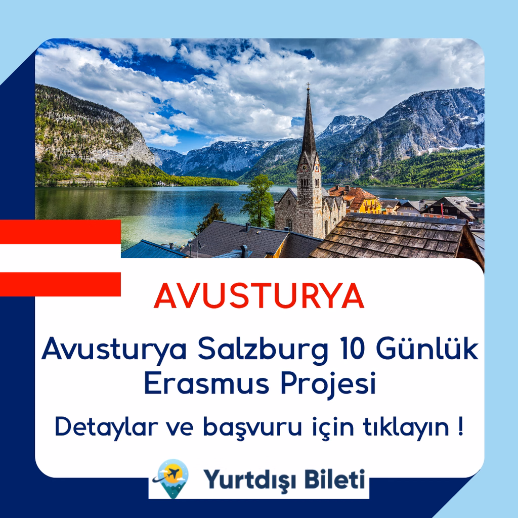 Avusturya Salzburg 10 Günlük Erasmus Projesi