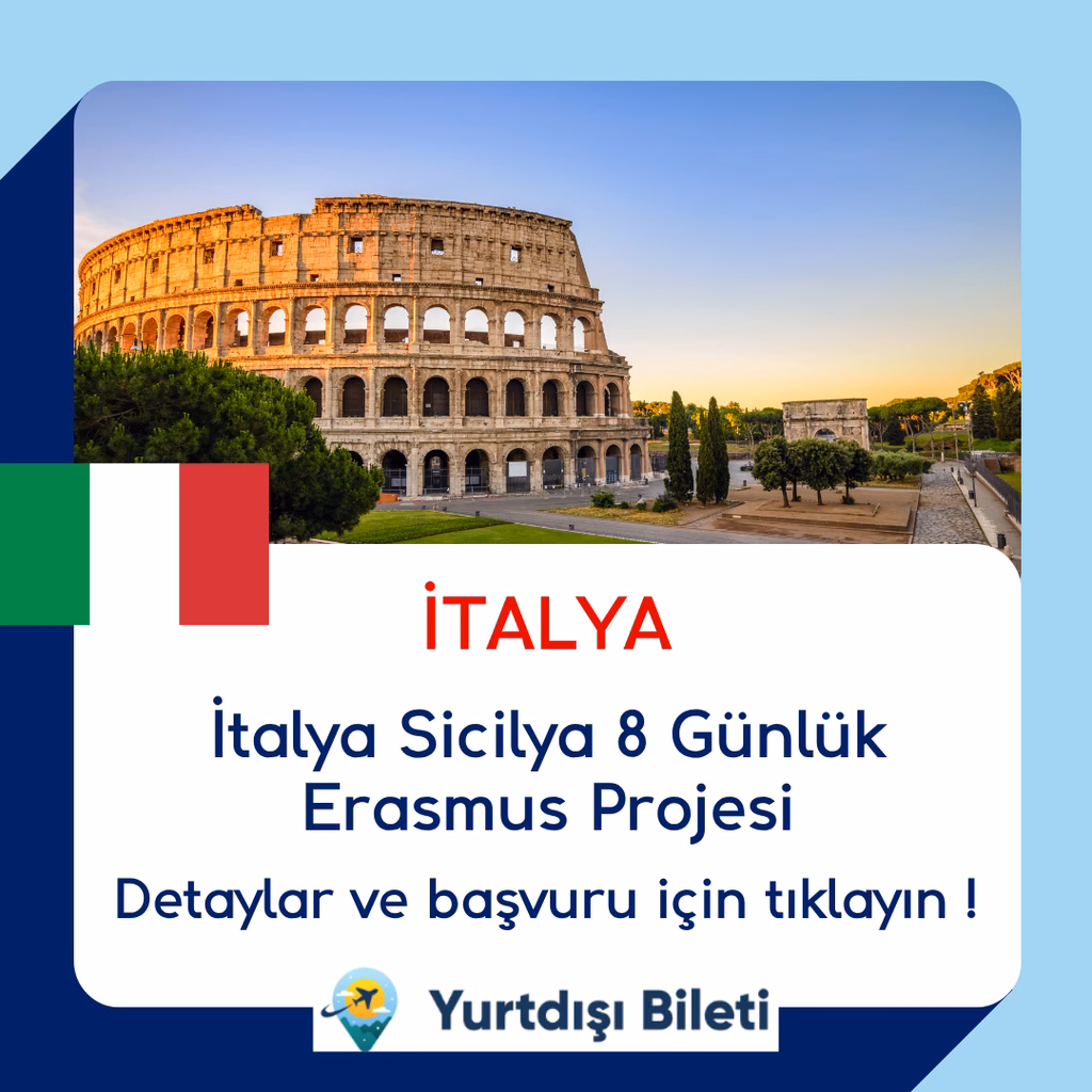 İtalya Sicilya 8 Günlük Erasmus Projesi