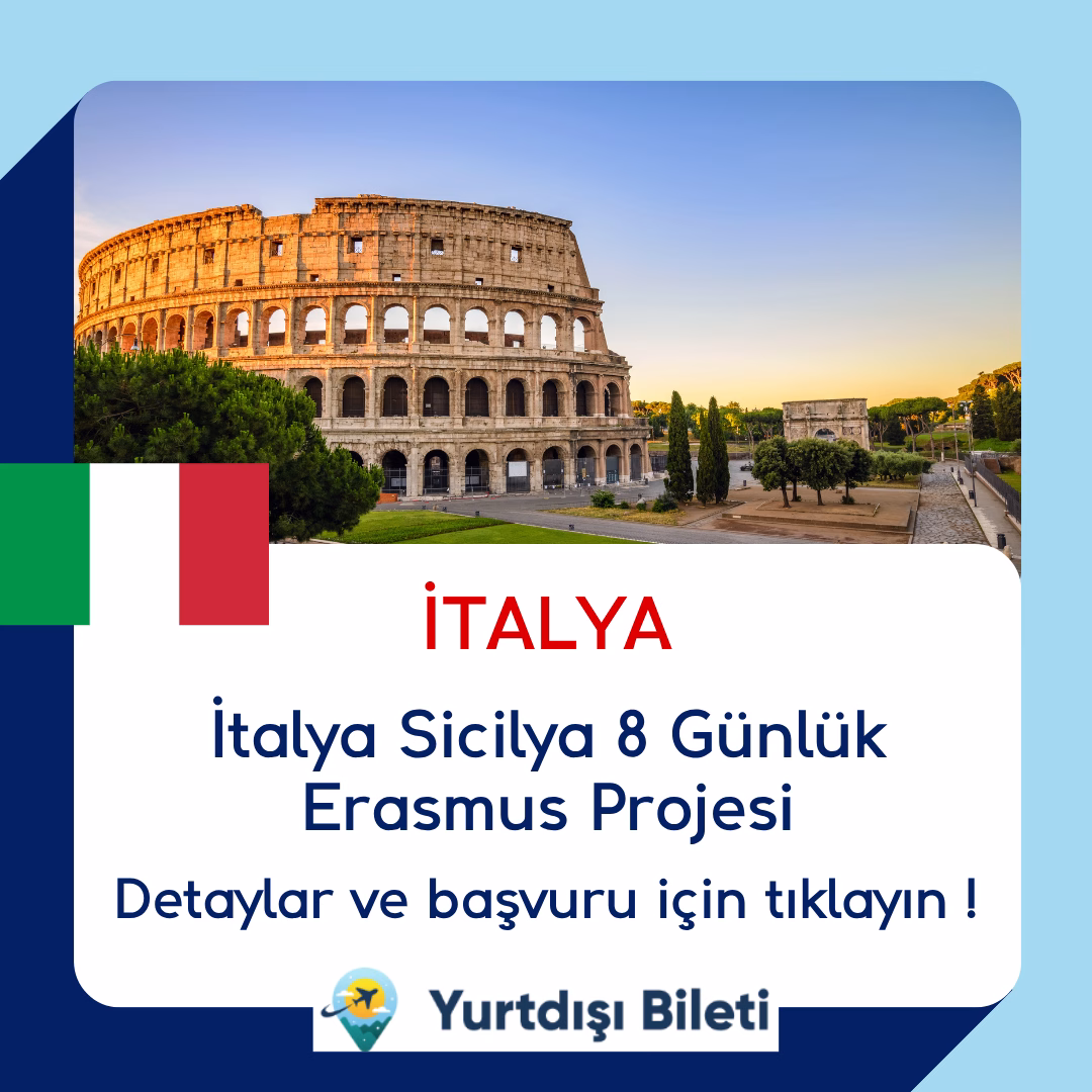 İtalya Sicilya 8 Günlük Erasmus Projesi