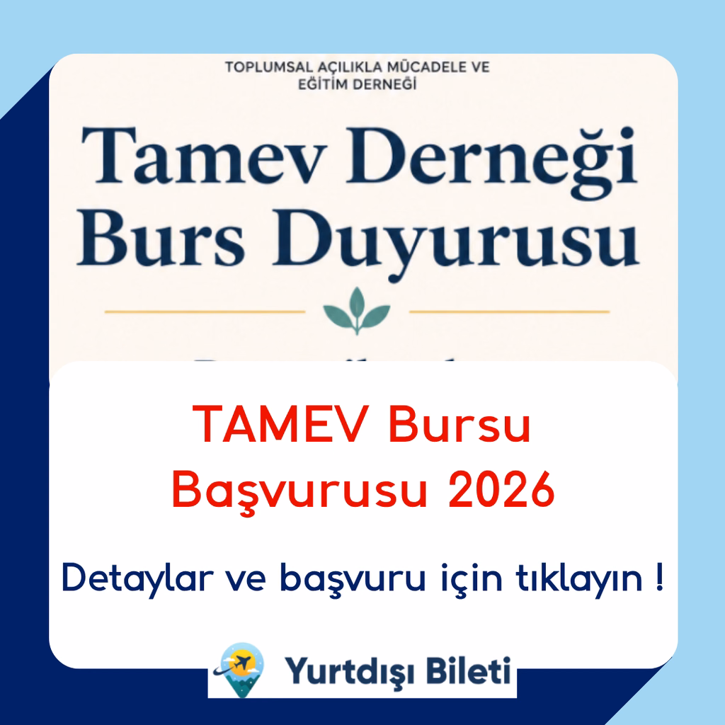 TAMEV Bursu Başvurusu 2026