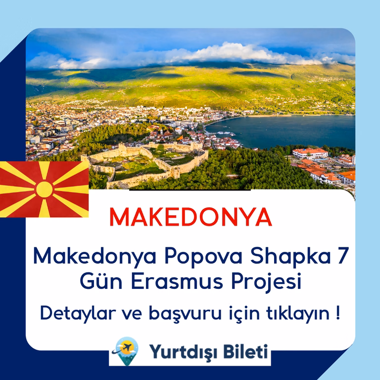 Makedonya Popova Shapka 7 Gün Erasmus Projesi