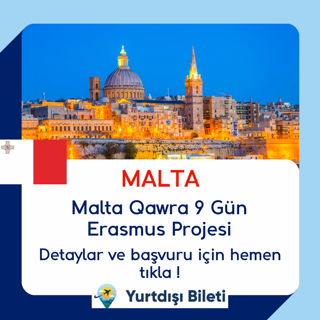 Malta Qawra 9 Gün Erasmus Projesi