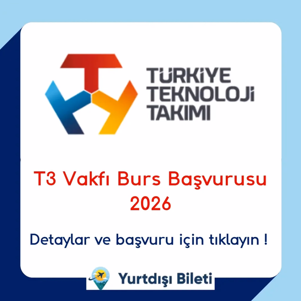 T3 Vakfı Burs Başvurusu Şartları ve Detayları 2026